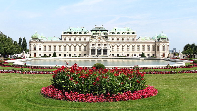 Schloß Belvedere in Wien ...